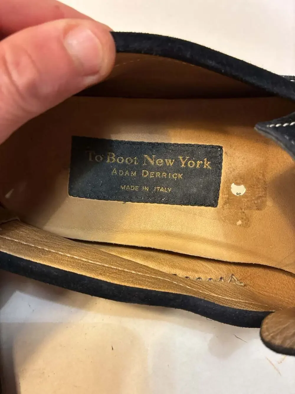 To Boot New York Carson Driver Black Suede Loafers Slip-On Shoes